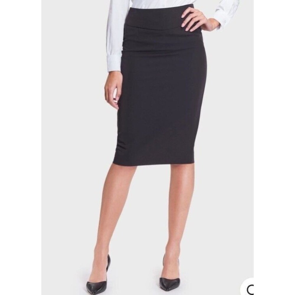 Ico Uniforms Black Pencil Skirt Size 2 Military Office US Navy Church Career NWT